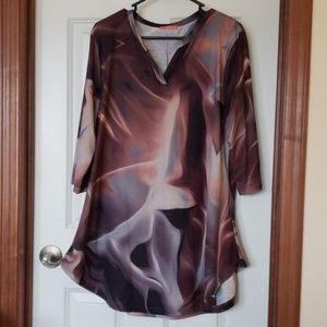 XL Simply Aster multi-colored tunic